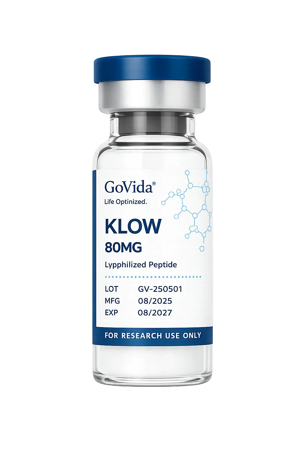 GoVida Labs KLOW 80MG research label