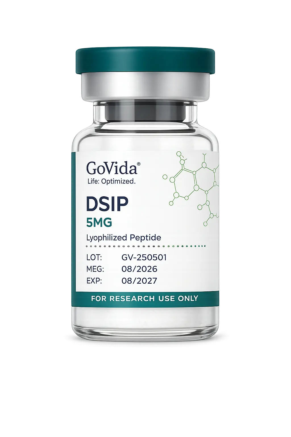 GoVida Labs DSIP 5MG research label