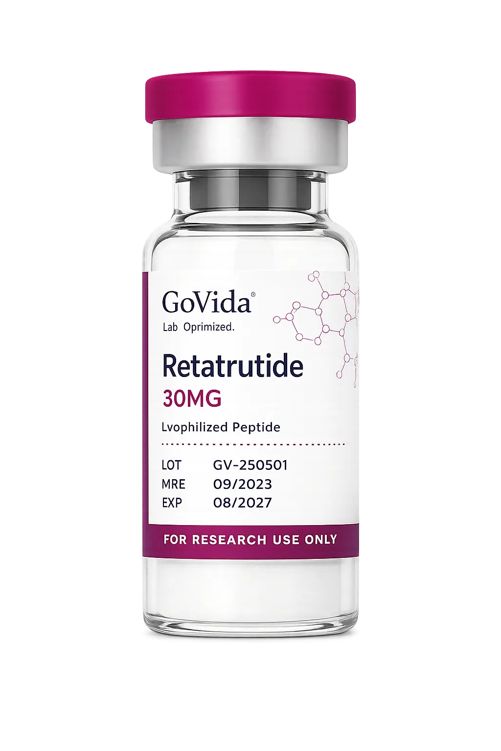 GoVida Labs Retatrutide 30MG research label