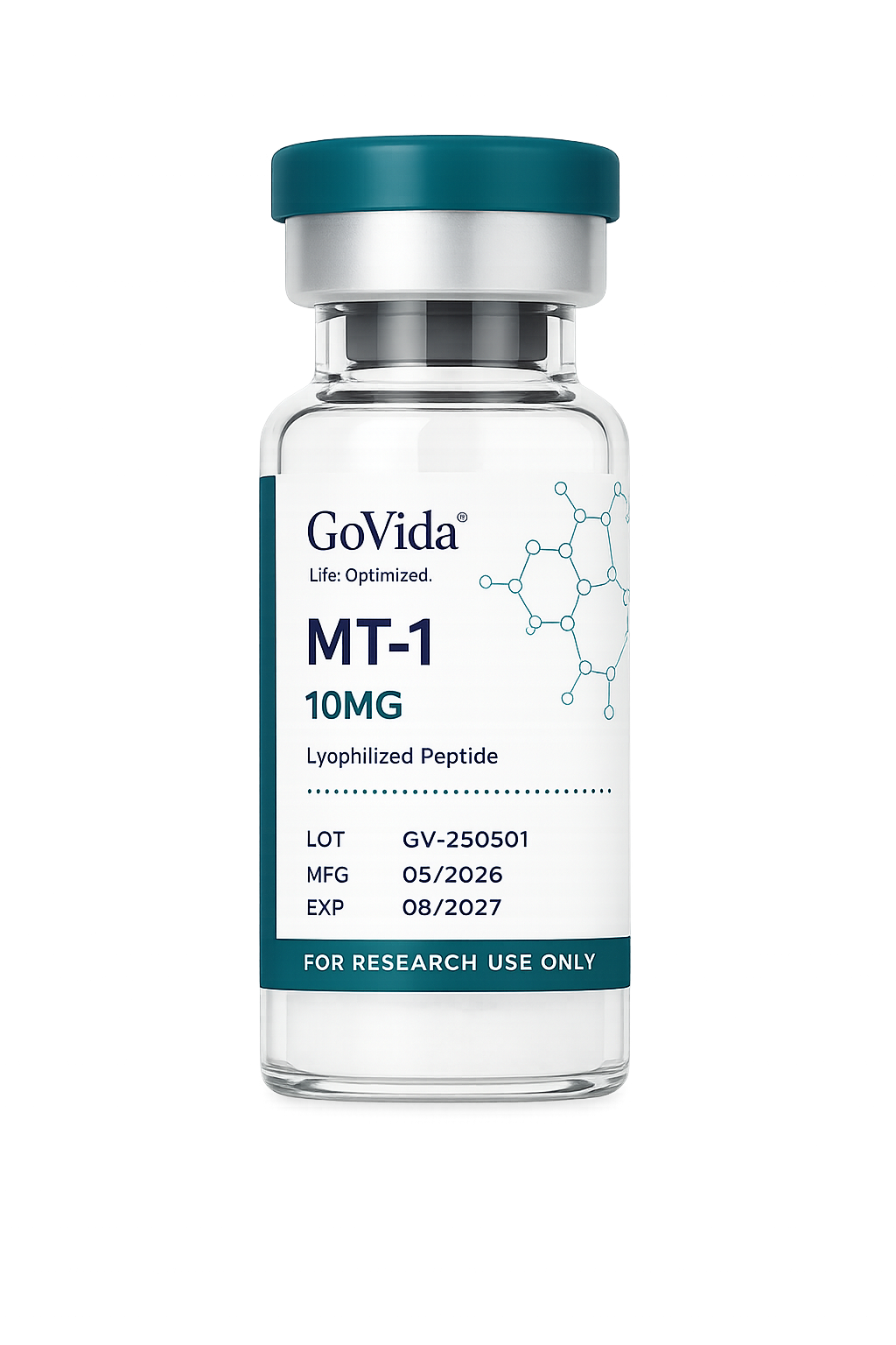 GoVida Labs MT-1 10MG research label