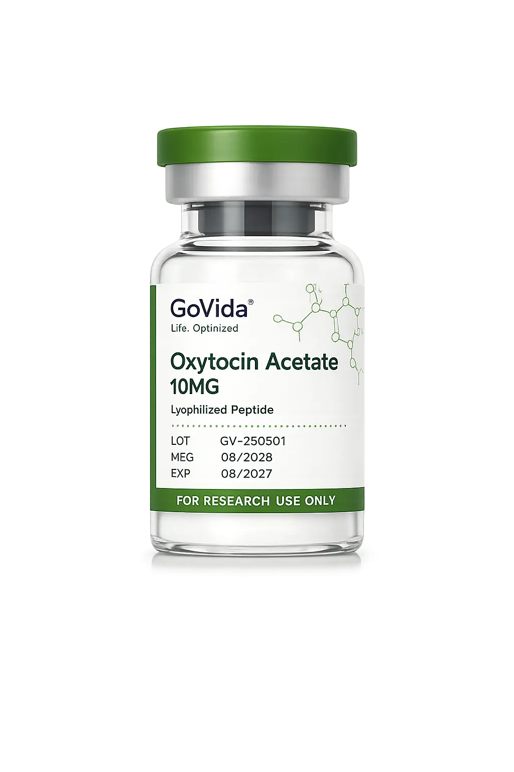 GoVida Labs Oxytocin Acetate 10MG research label